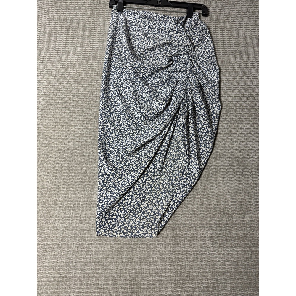 Veronica Beard Hazel Blue White skirt Seafoam 0, XS